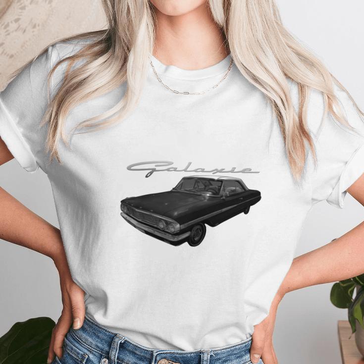 1964 Ford Galaxie Black Unisex T-Shirt Gifts for Her