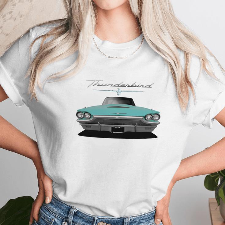 1965 Thunderbird Front Brittany Blue Unisex T-Shirt Gifts for Her