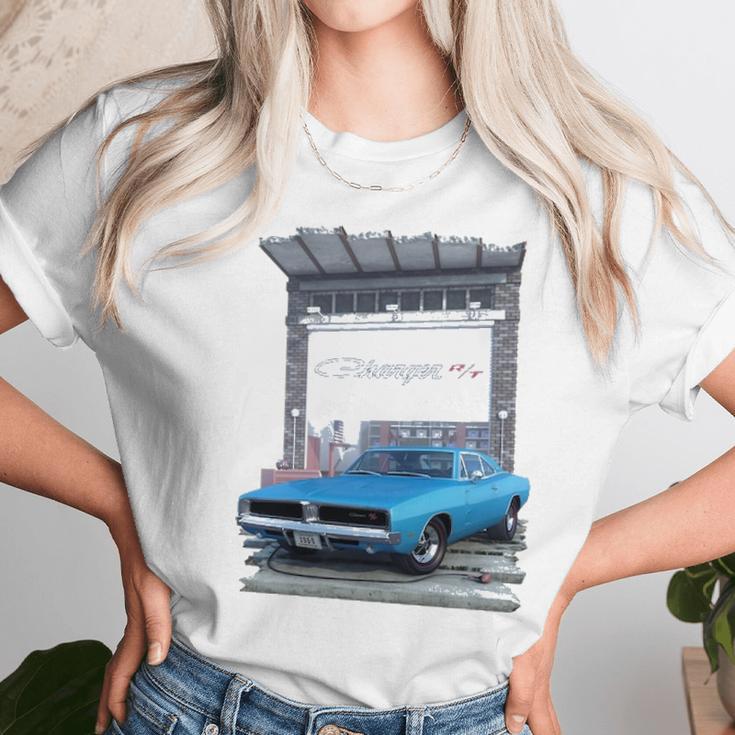 1969 Dodge Charger Graphic Design Printed Casual Daily Basic Unisex T-Shirt Gifts for Her