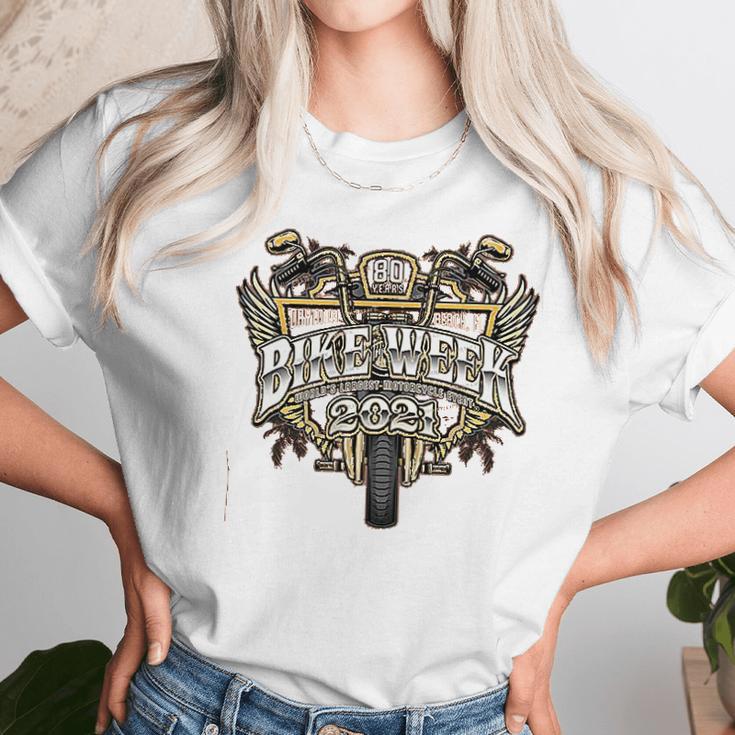 2021 Bike Week Daytona Beach Unisex T-Shirt Gifts for Her