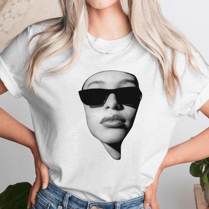 Aaliyah In Glasses Unisex T-Shirt Gifts for Her