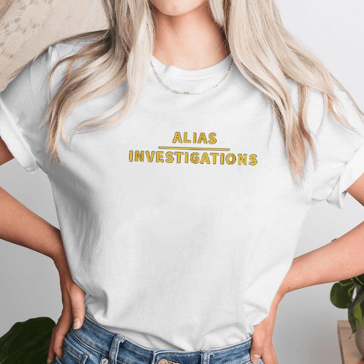 Alias Investigations Office Unisex T-Shirt Gifts for Her