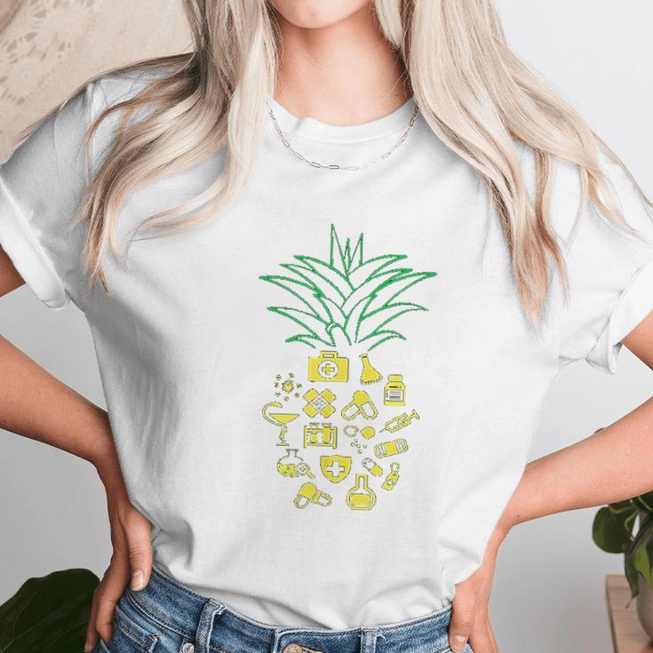 Aloha Pineapple Pharmacist Summer Pharmacy Unisex T-Shirt Gifts for Her