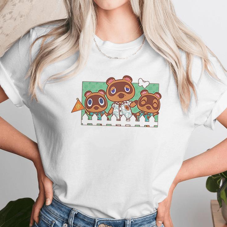 Animal Crossing New Horizons Nook Family Unisex T-Shirt Gifts for Her