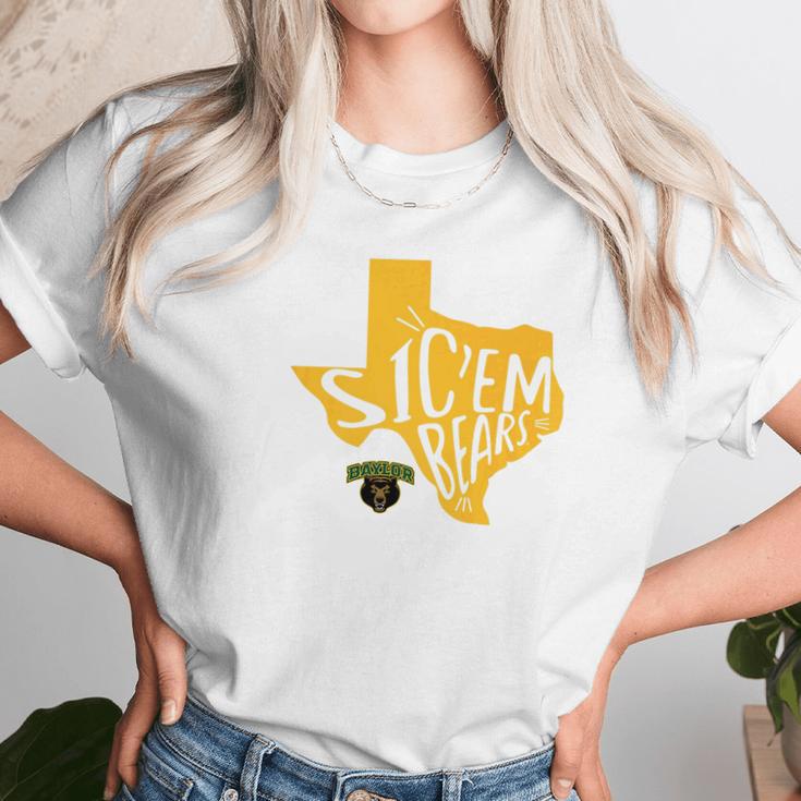 Baylor Bears State Slogan Apparel Unisex T-Shirt Gifts for Her