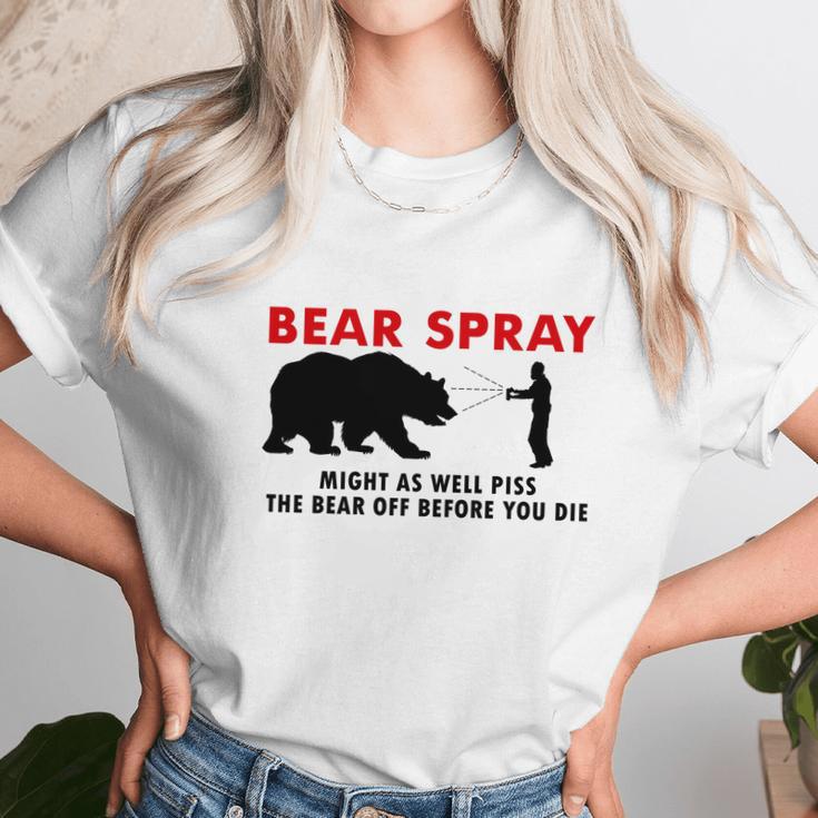 Bear Spray Unisex T-Shirt Gifts for Her