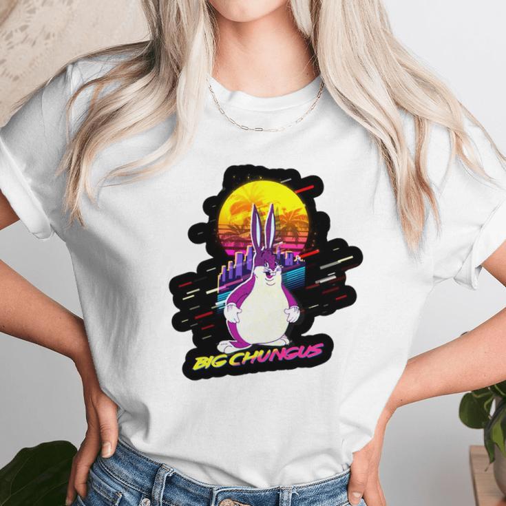 Big Chungus With Rabit Unisex T-Shirt Gifts for Her