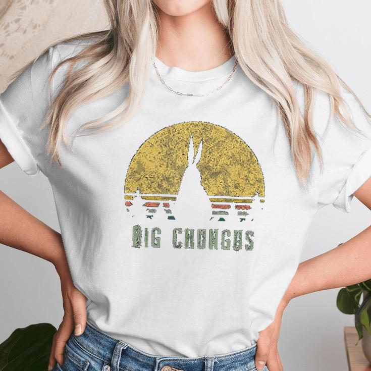 Big Chungus Retro Vintage Sunset Meme Unisex T-Shirt Gifts for Her