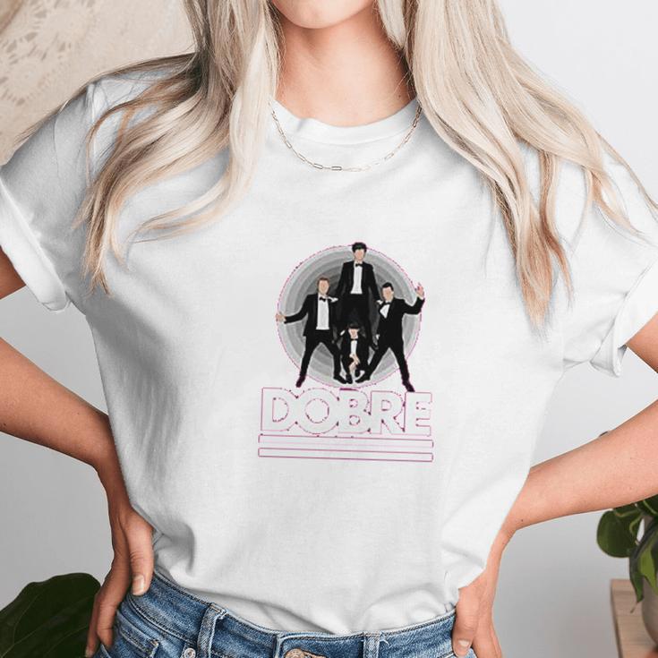 Black-White Dobre Brothers Unisex T-Shirt Gifts for Her