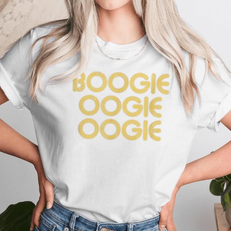 Boogie Oogie Oogie Vintage Style 1970S Unisex T-Shirt Gifts for Her