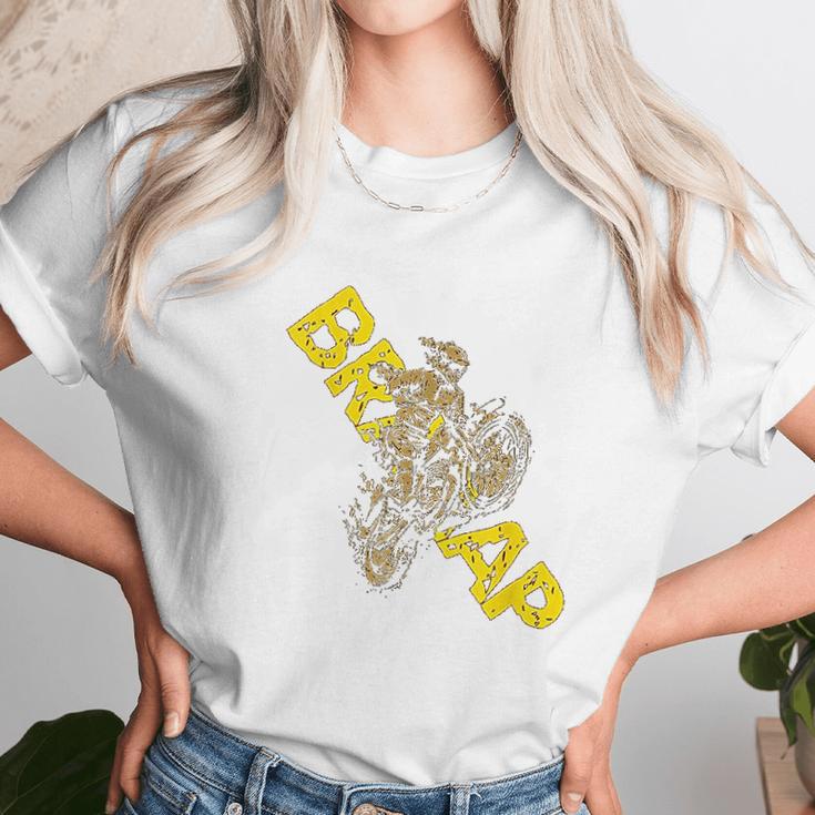 Braaap Funny Motocross Engine Unisex T-Shirt Gifts for Her