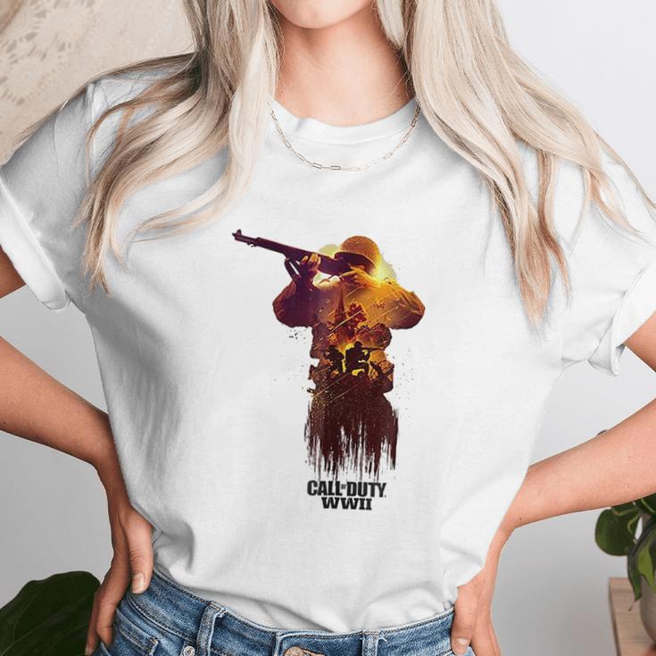 Call Of Duty Wwii War Zone Front Line Unisex T-Shirt Gifts for Her