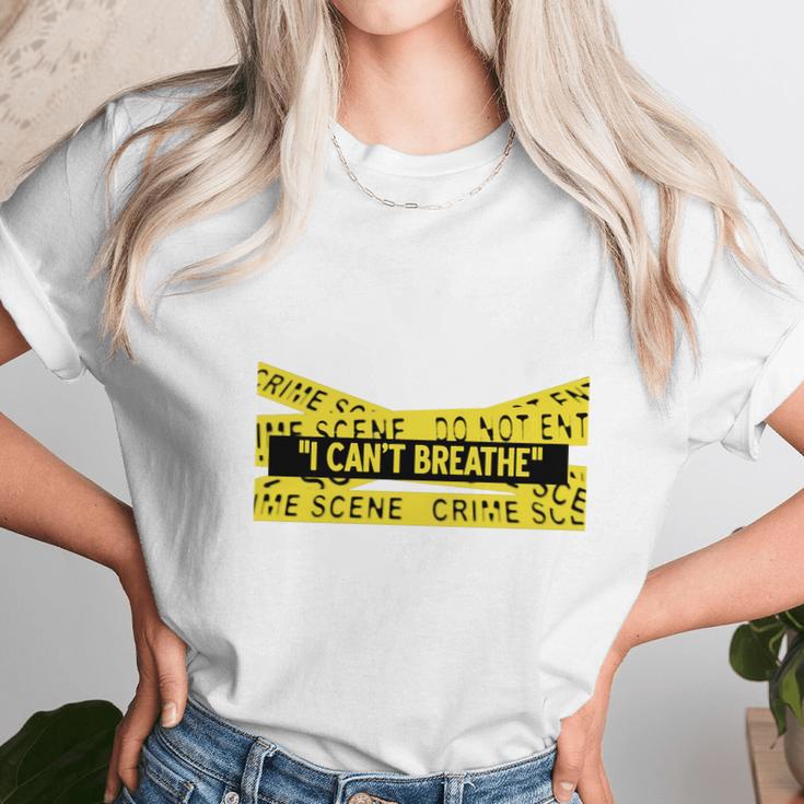 I Cant Breathe Eric Garner Yellow Unisex T-Shirt Gifts for Her