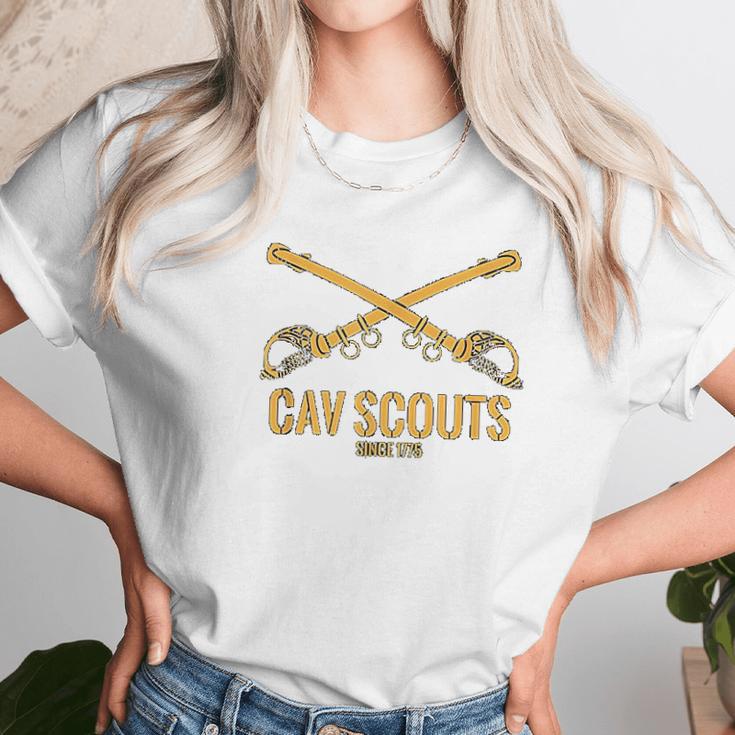 Cavalry Scouts Since 1775 Army 20297 Unisex T-Shirt Gifts for Her