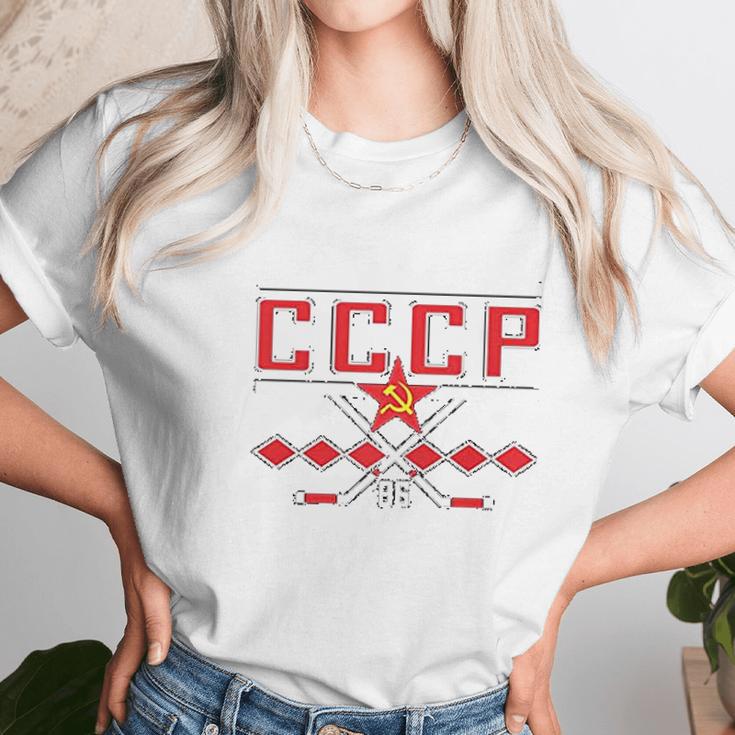 Cccp 1986 Russia Unisex T-Shirt Gifts for Her