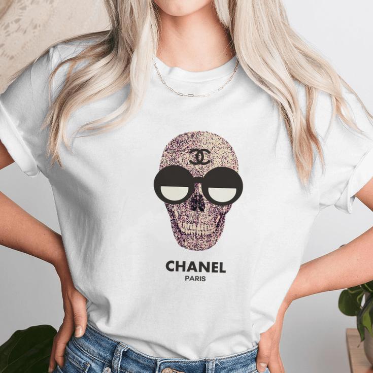 Chanel Skull Limited Edition Tshirt ShirtShirt Tee Unisex T-Shirt Gifts for Her