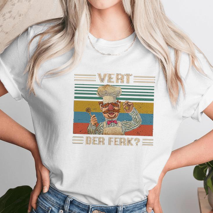 Chef Vert Der Ferk Vintage Unisex T-Shirt Gifts for Her