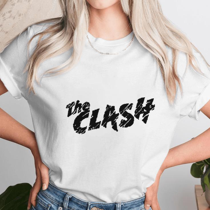 The Clash Band Logo Black Unisex T-Shirt Gifts for Her