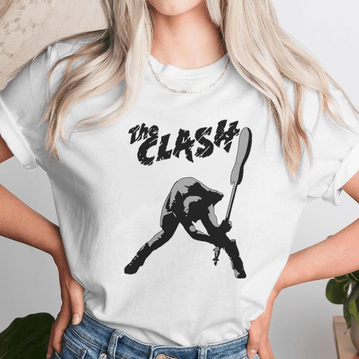 The Clash Guitar Smash Unisex T-Shirt Gifts for Her