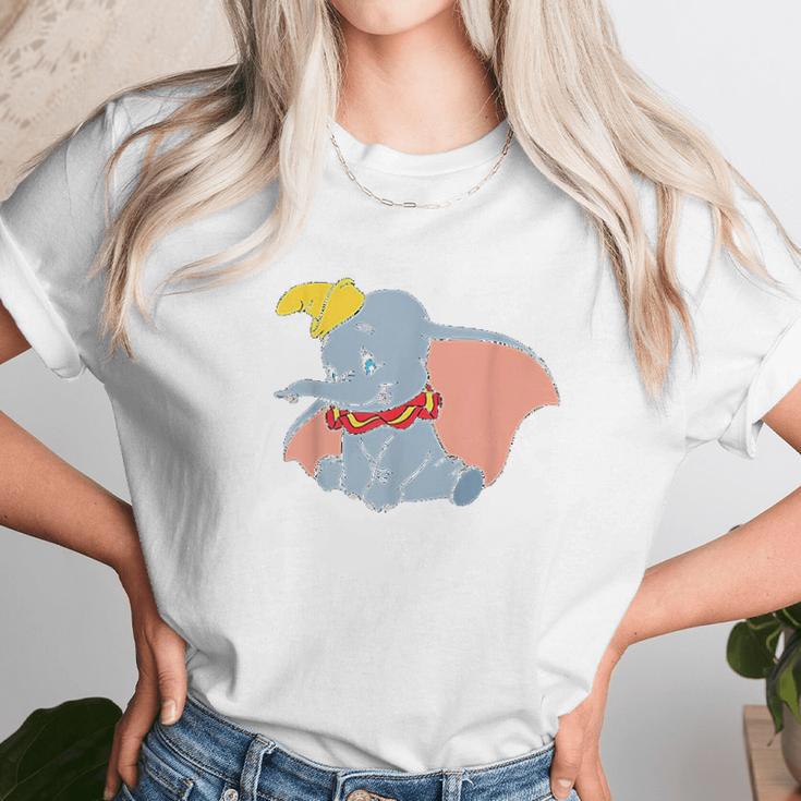 Classic Dumbo Circus Elephant Unisex T-Shirt Gifts for Her