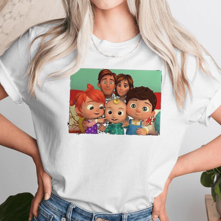 Cocomelon Family Graphic Unisex T-Shirt Gifts for Her