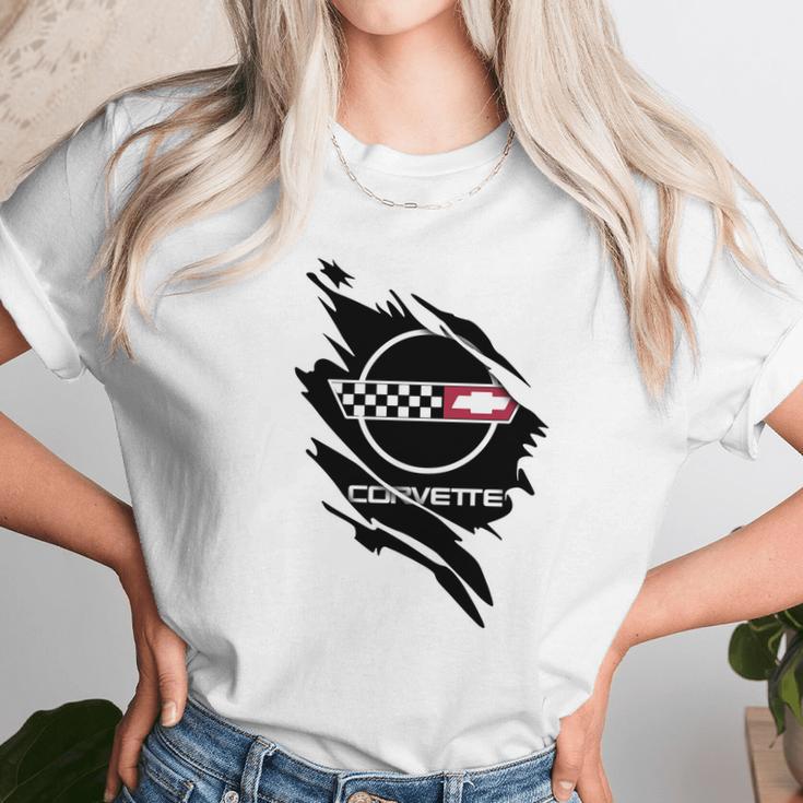 Corvette C4 Ca Unisex T-Shirt Gifts for Her