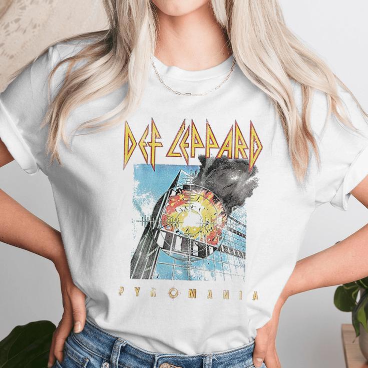 Def Leppard 1977 English Rock Band 80S Heavy Metal Pyromania Unisex T-Shirt Gifts for Her