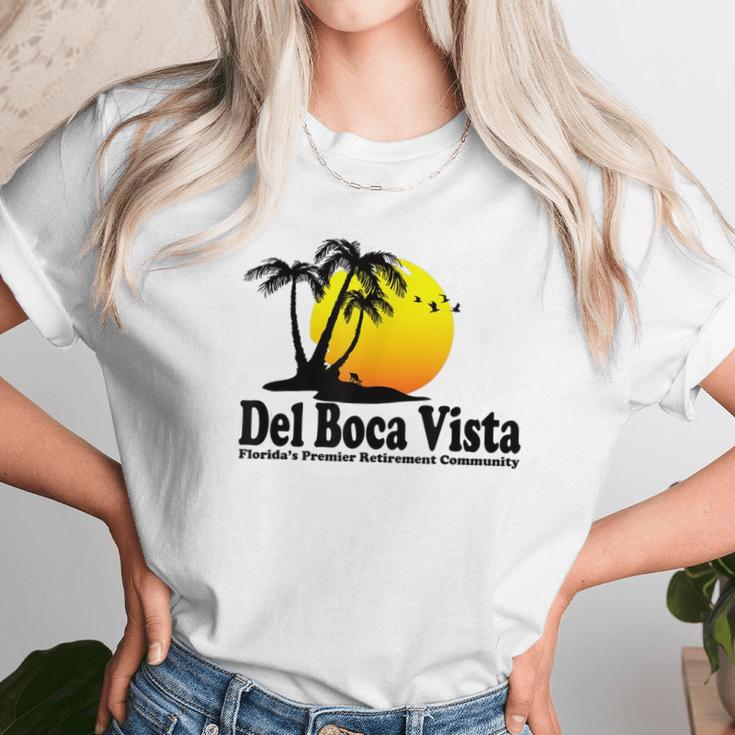 Del Boca Vista Retro Beach Unisex T-Shirt Gifts for Her