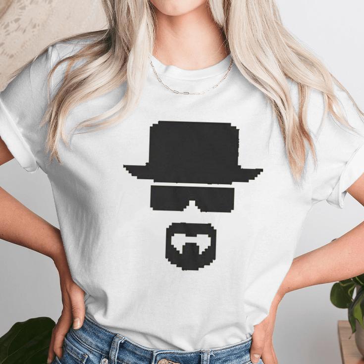 Digital 8 Bit Heisenberg Unisex T-Shirt Gifts for Her