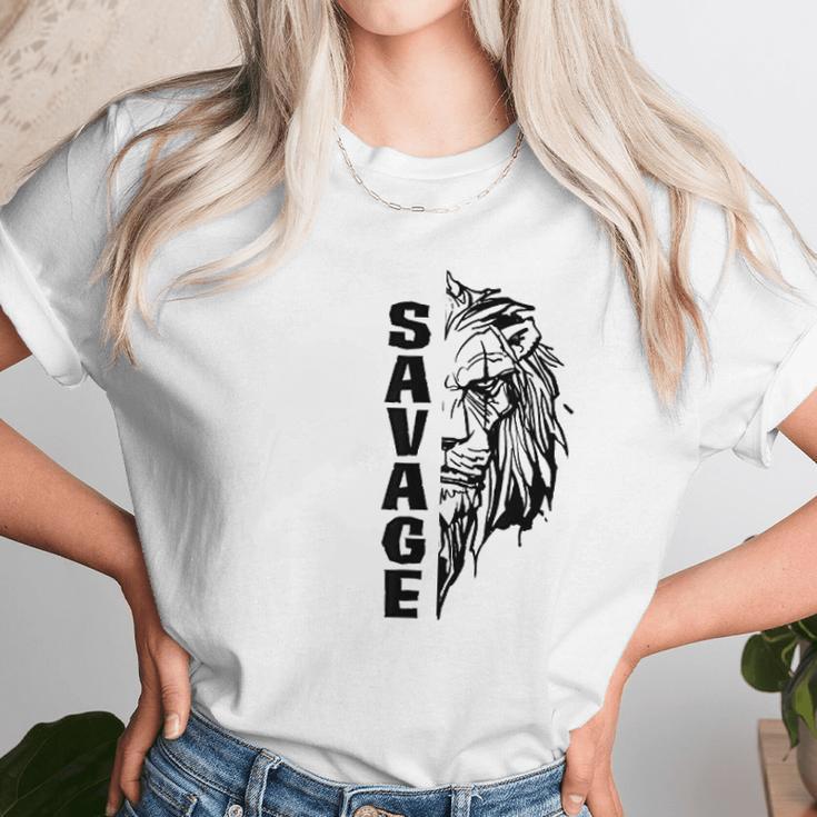 Disney Lion King Live Action Savage Unisex T-Shirt Gifts for Her