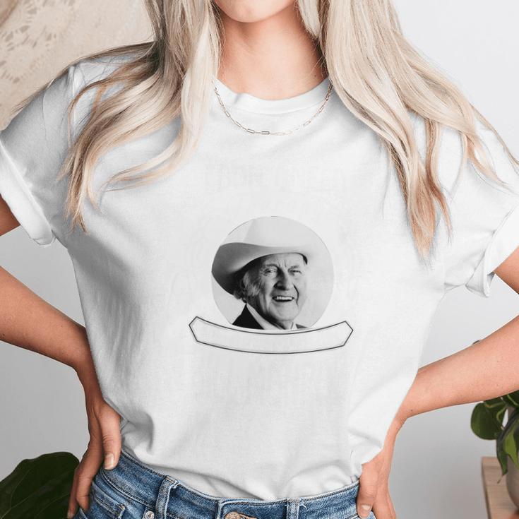 I Dont Need Therapy I Just Need To Listen To Bill Monroe Unisex T-Shirt Gifts for Her