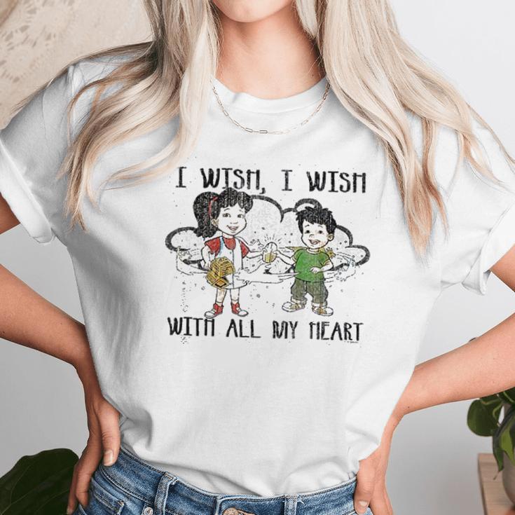 Dragon Tales I Wish Quote Unisex T-Shirt Gifts for Her