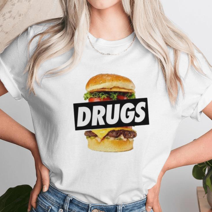 Drugs Burger Hoodie Unisex T-Shirt Gifts for Her