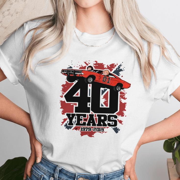 The Dukes Of Hazzard 40 Years 1979 2019 Unisex T-Shirt Gifts for Her