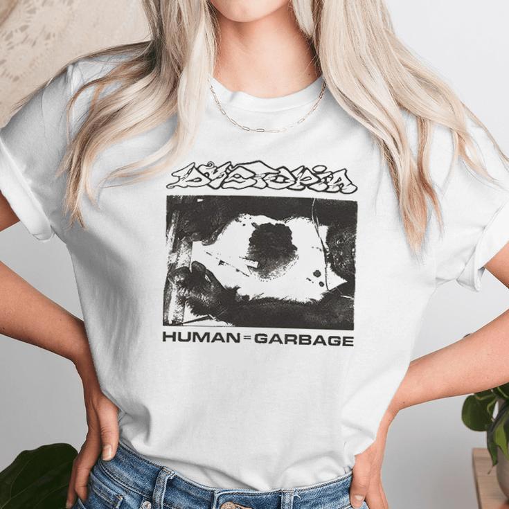 Dystopia Human Garbage Unisex T-Shirt Gifts for Her