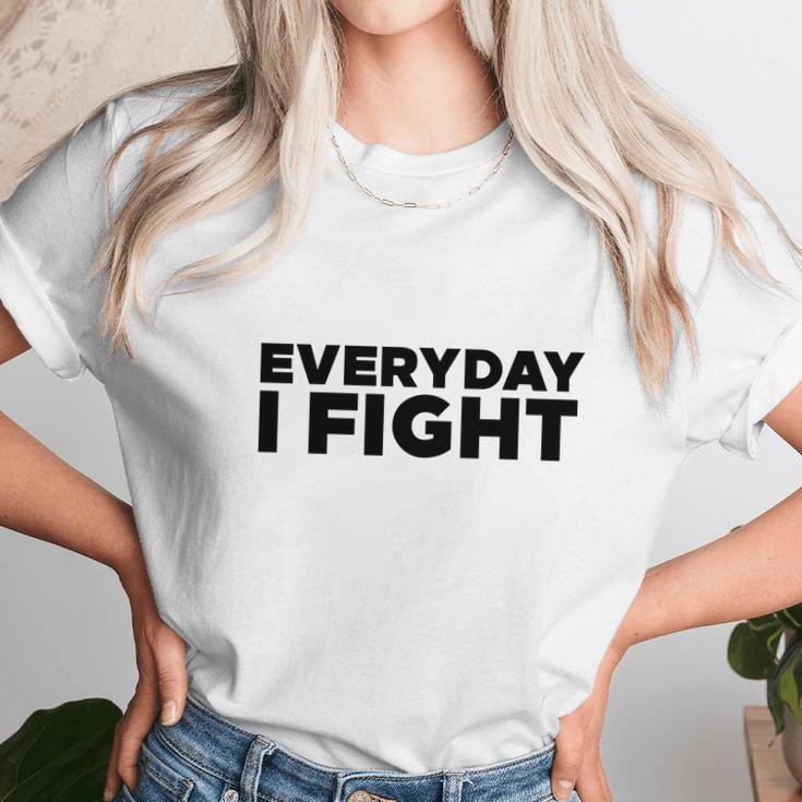 Everyday I Fight Stuart Scott Shirt Unisex T-Shirt Gifts for Her