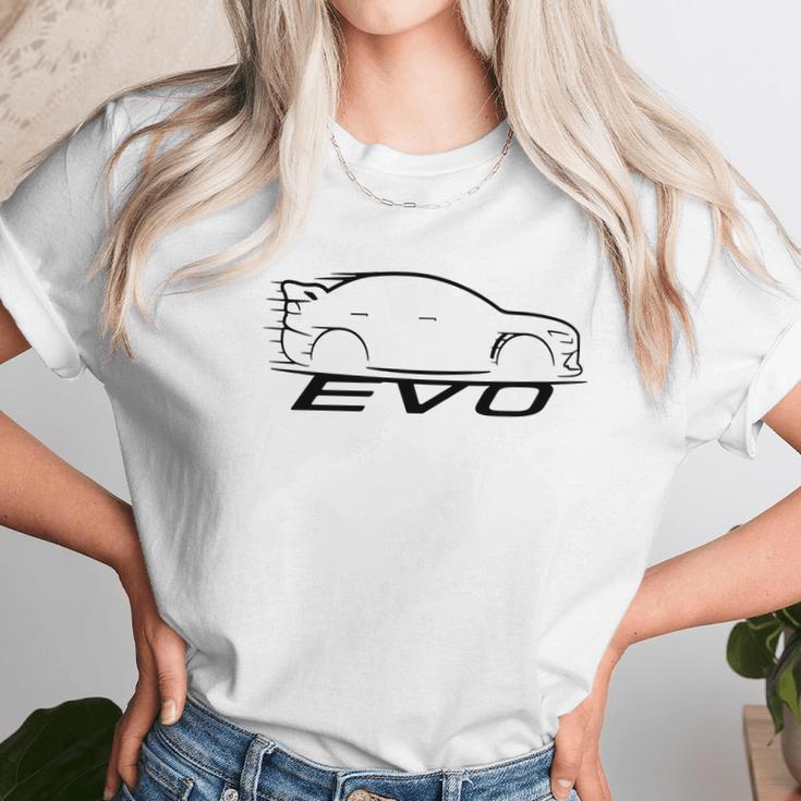 Evo Mitsubishi Evolution Unisex T-Shirt Gifts for Her