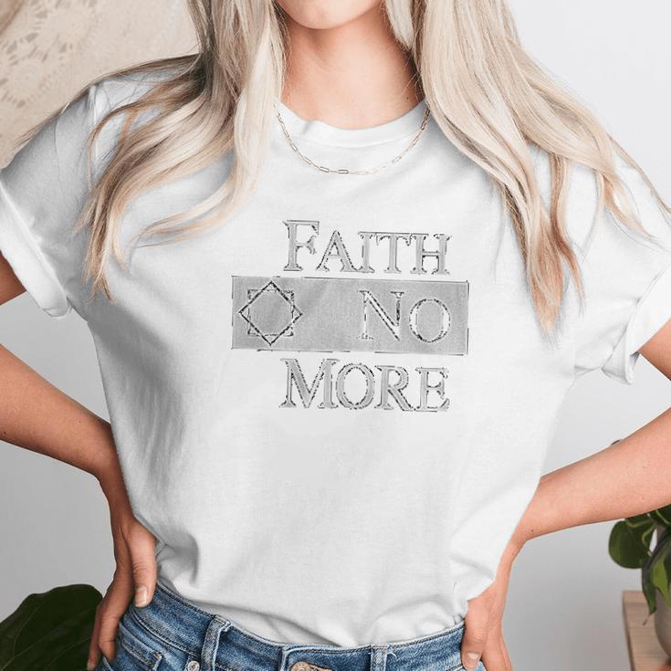 Faith No More Classic Logo Black Slim Fit Unisex T-Shirt Gifts for Her