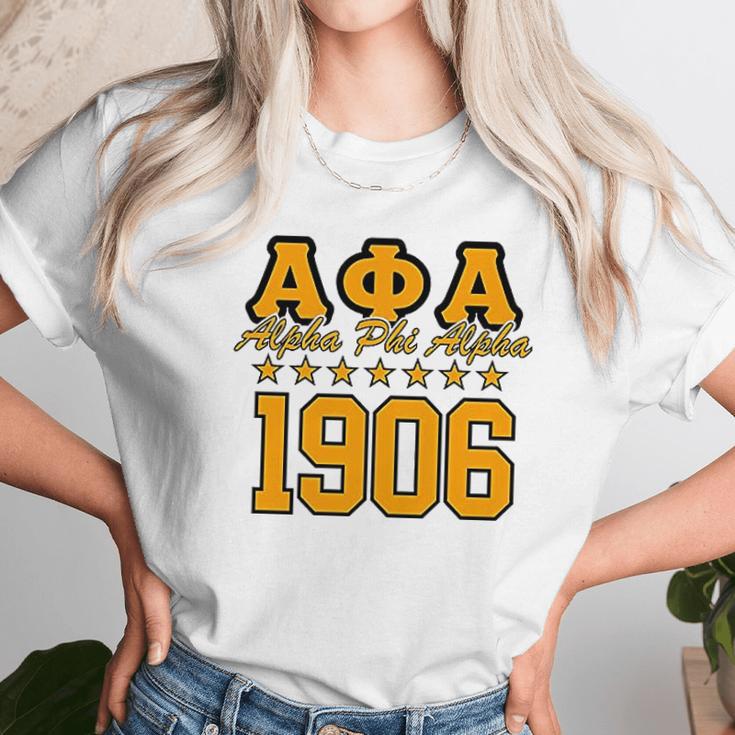 Fashion Greek Alpha Phi Alpha 7 Stars 1906 Ringer Unisex T-Shirt Gifts for Her