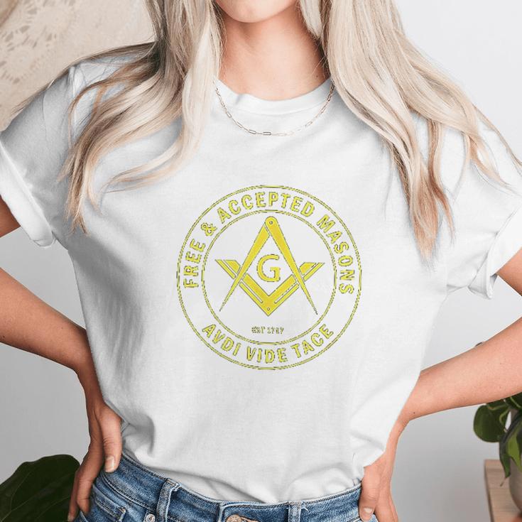 Free Accepted Masons Unisex T-Shirt Gifts for Her