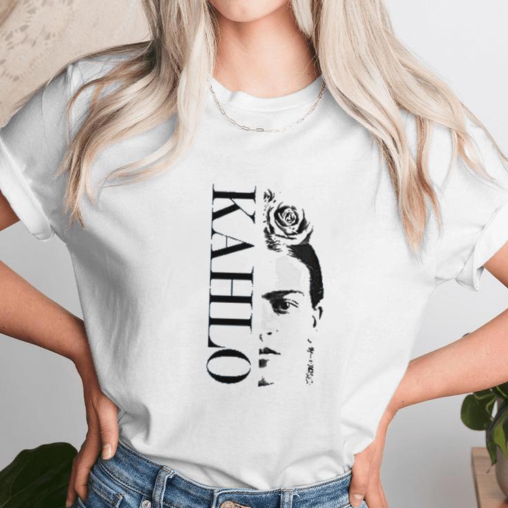 Frida Kahlo Split Portrait Unisex T-Shirt Gifts for Her