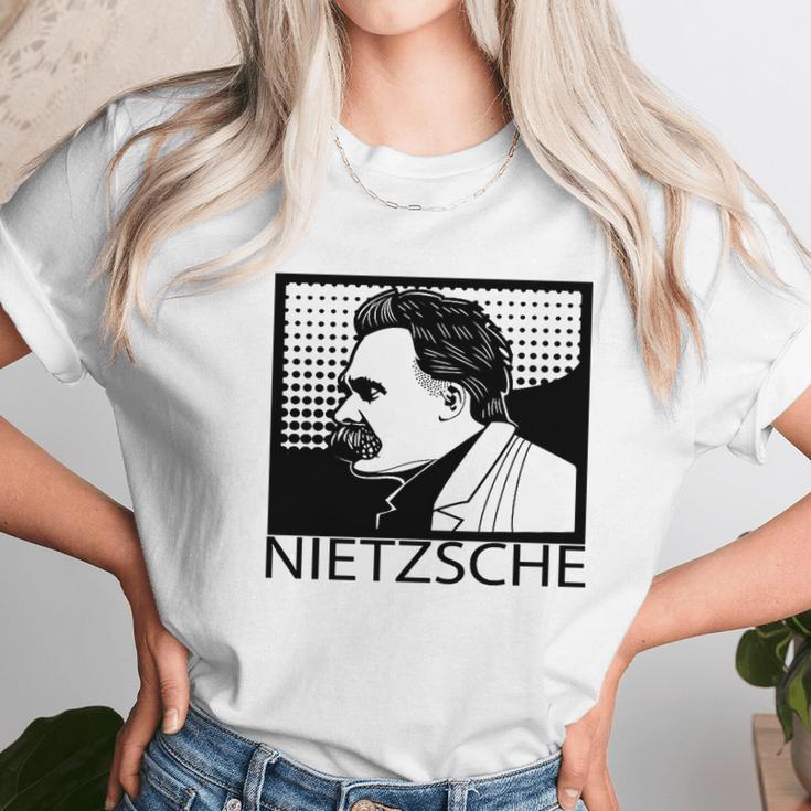 Friedrich Nietzsche T-Shirt Philosopher Philosophy Tee Unisex T-Shirt Gifts for Her