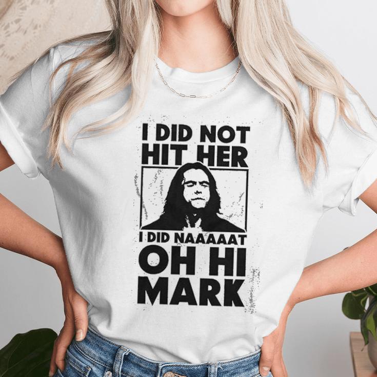 Geek Teez Oh Hi Mark Unisex T-Shirt Gifts for Her