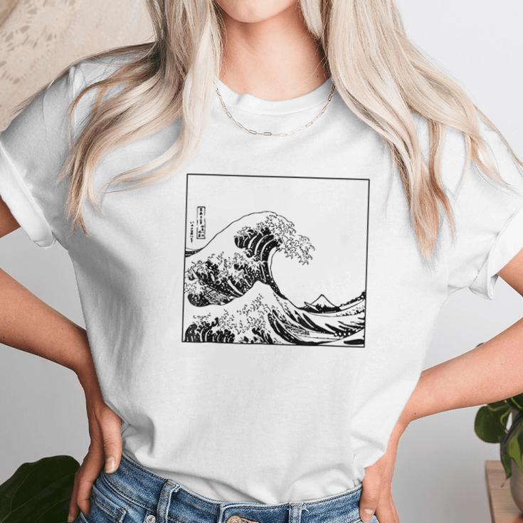 The Great Wave Off Kanagawa Unisex T-Shirt Gifts for Her