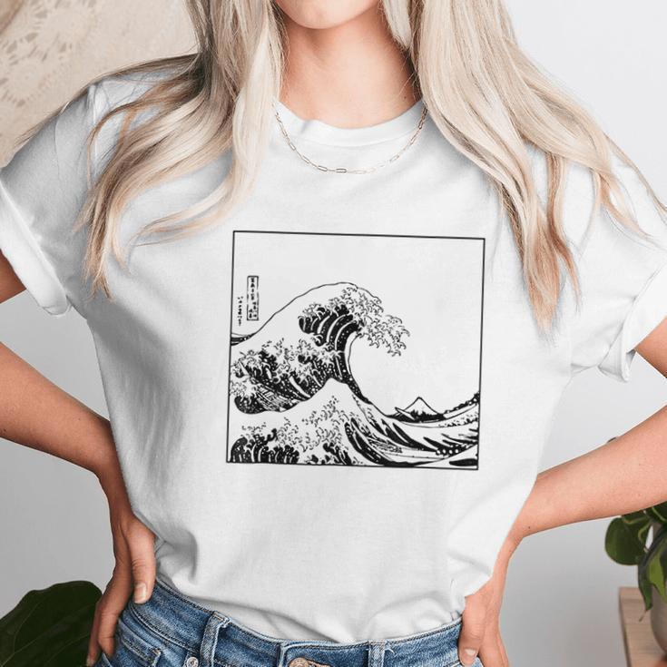 The Great Wave Off Kanagawa Unisex T-Shirt Gifts for Her