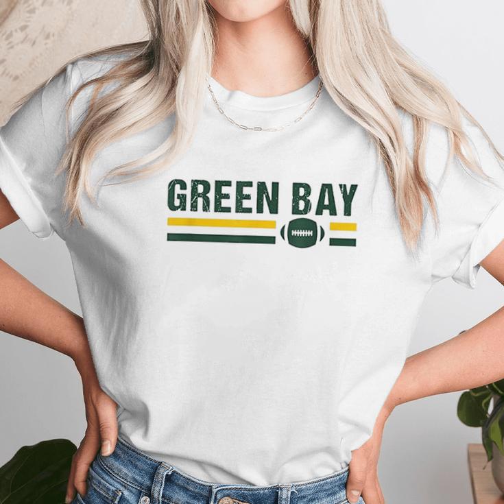 Green Bay Football Wisconsin Unisex T-Shirt Gifts for Her