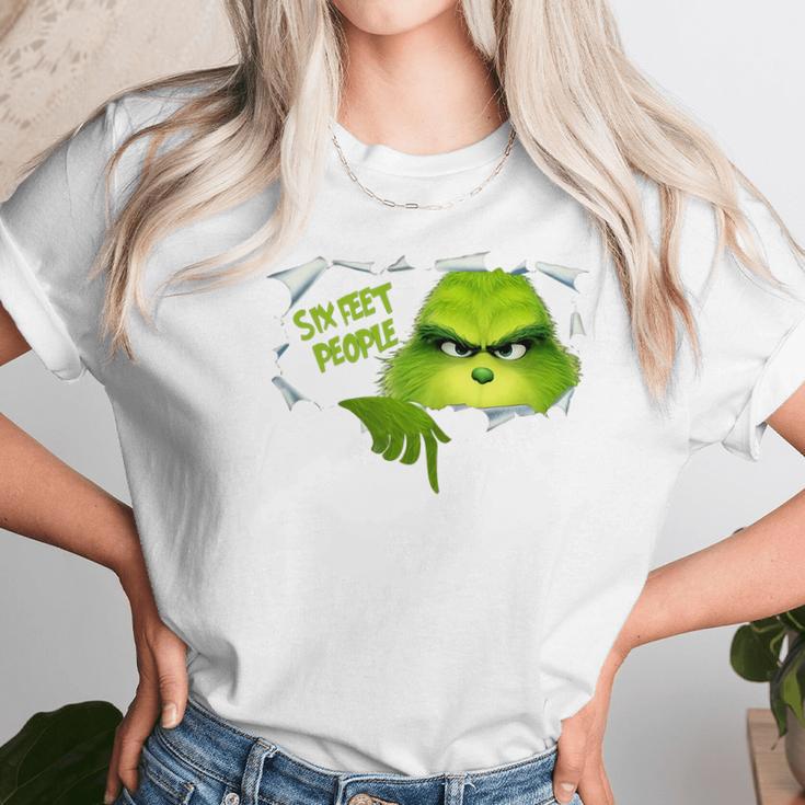 The Grinch 6 Feet People Unisex T-Shirt Gifts for Her