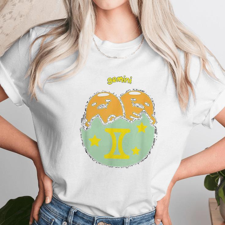 Gudetama Zodiac Gemini Unisex T-Shirt Gifts for Her