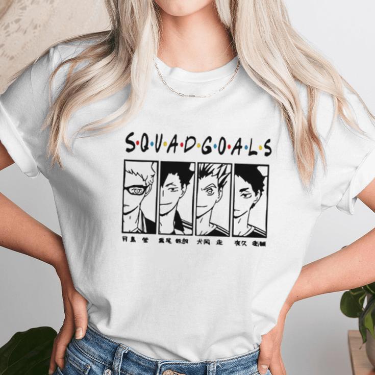 Haikyuu Squad Goals Unisex T-Shirt Gifts for Her