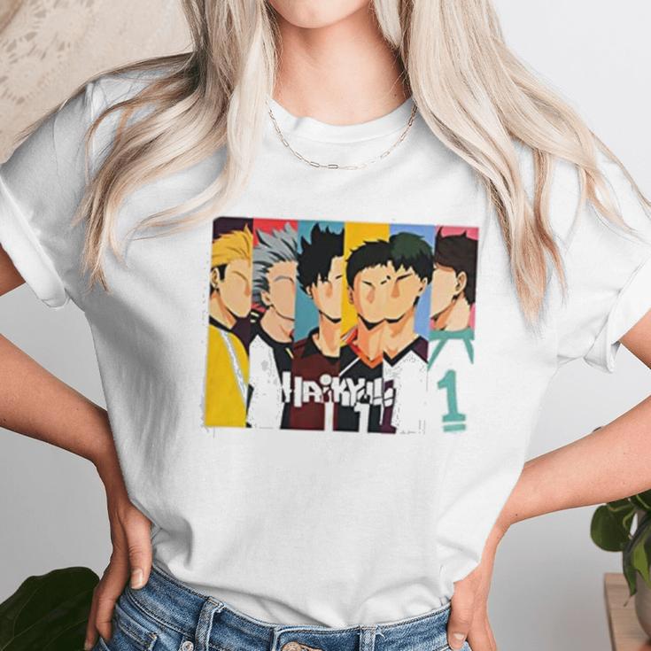 Haikyuu Team Gift Unisex T-Shirt Gifts for Her